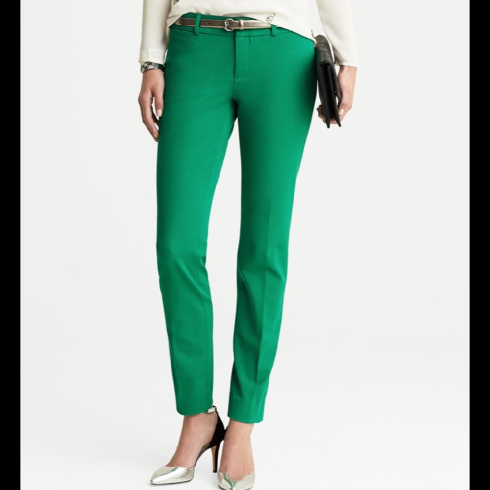 Banana Republic Green Ankle Pants